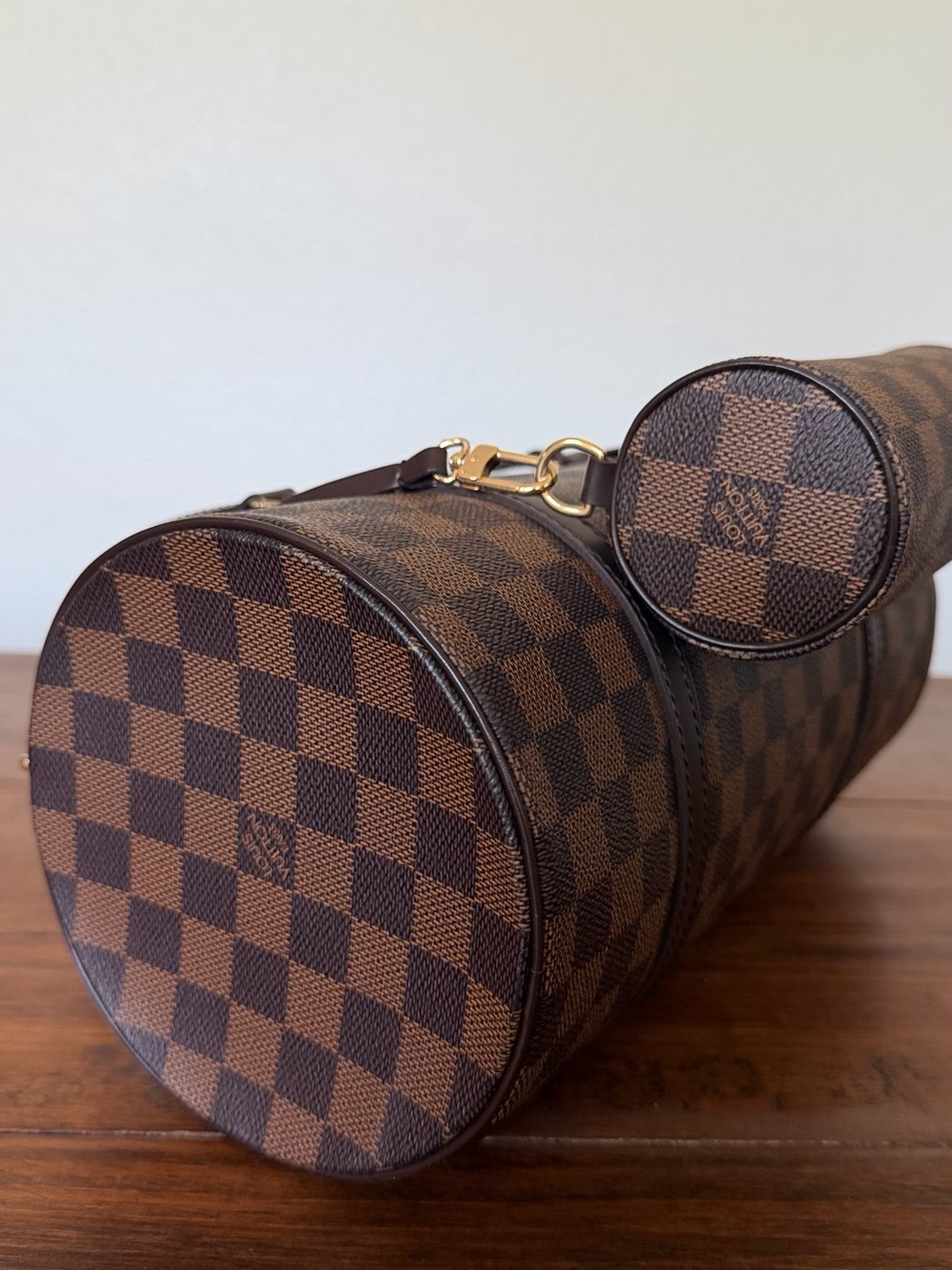Louis Vuitton Damier Ebene Papillon 30 with Mini Pouch - Picture 7 of 13
